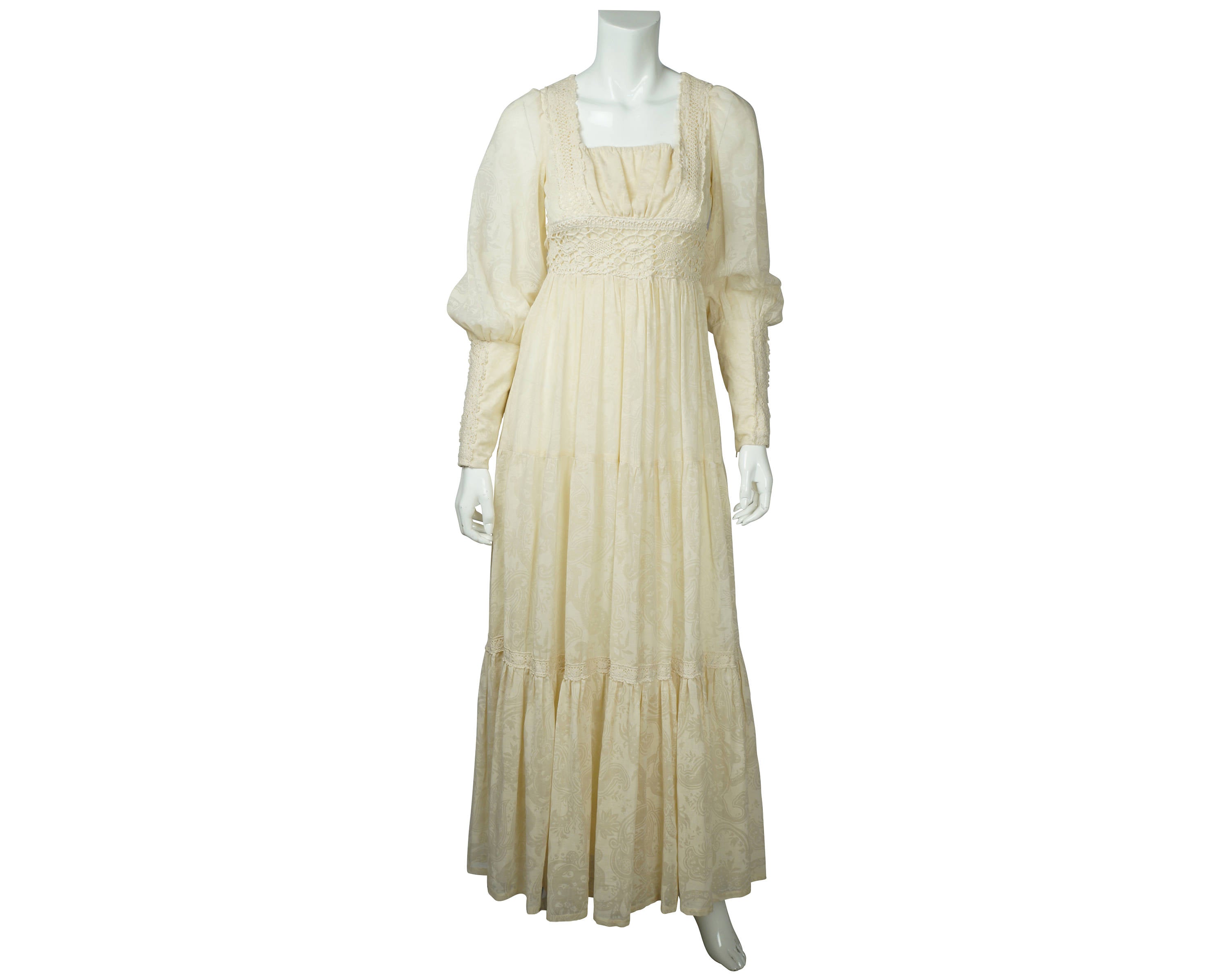 Vintage 1970s Gunne Sax Dress Boho ...